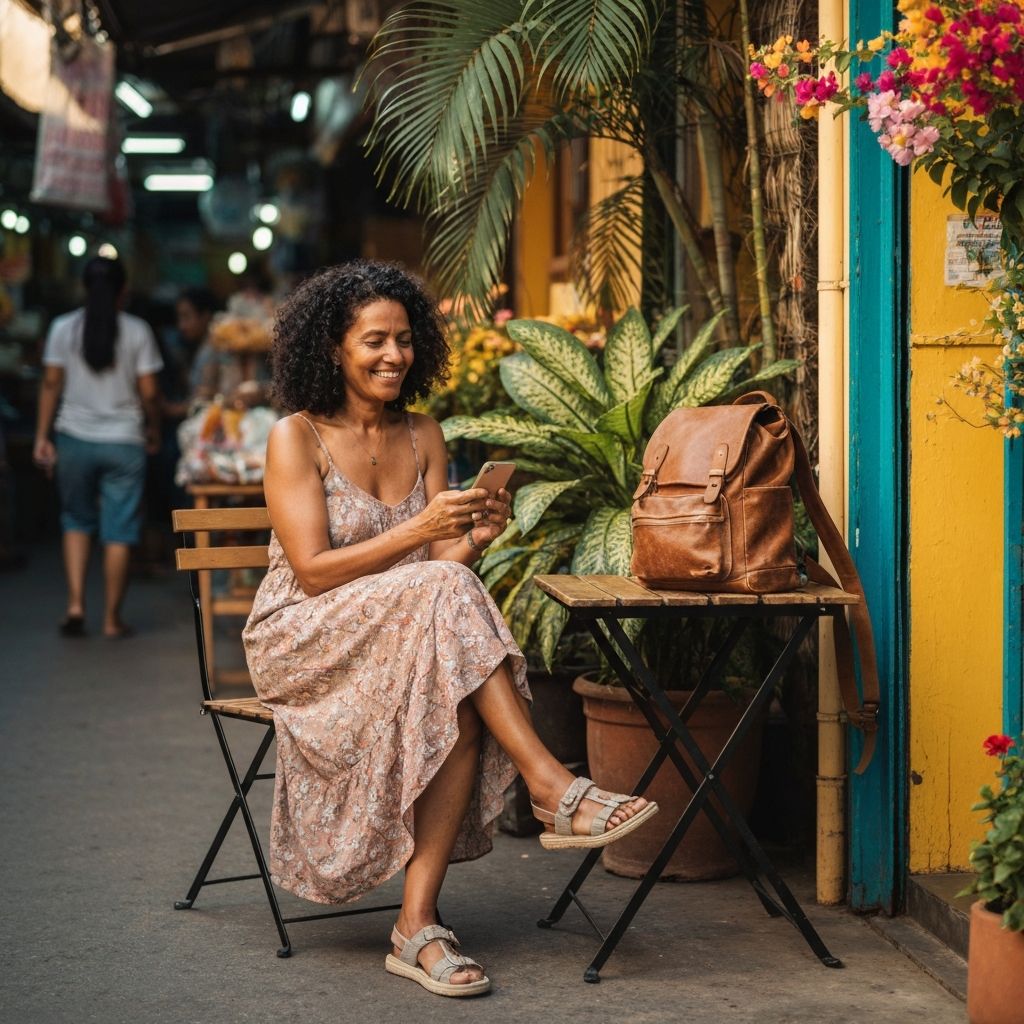 Solo traveler in Bali, Indonesia
